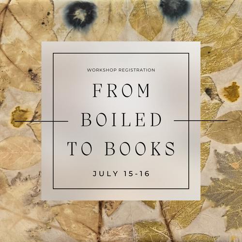Workshop: From Boiled to Books (July 15-16, 2023)
