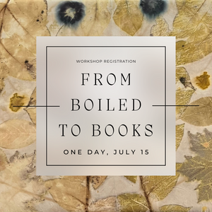 Workshop: From Boiled to Books (July 15, 2023)
